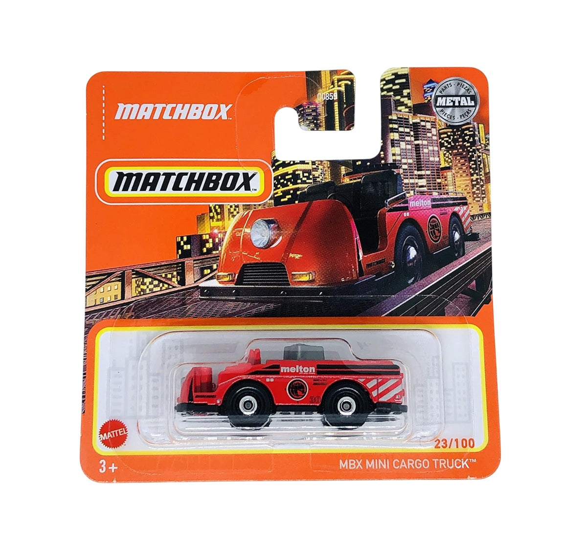 Mini Cargo Truck Red #23 - Matchbox - Scala 1/64 Circa