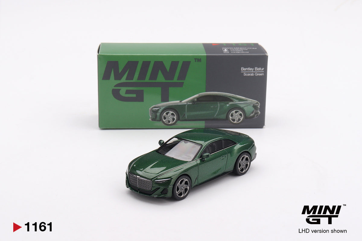 Bentley Batur Scarab Green 2023 - Mini GT - Scala 1/64 MGT01161-BL Blister Packaging