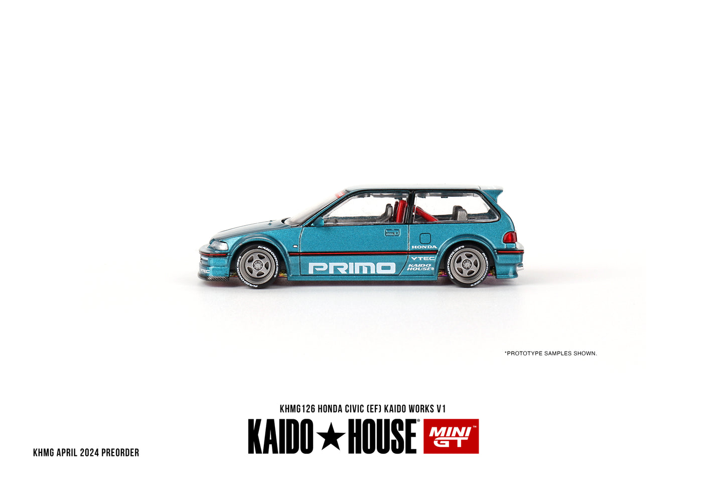 Honda Civic (EF) Kaido Works V1 - KAIDO HOUSE Mini GT - Scala 1/64 KHMG126