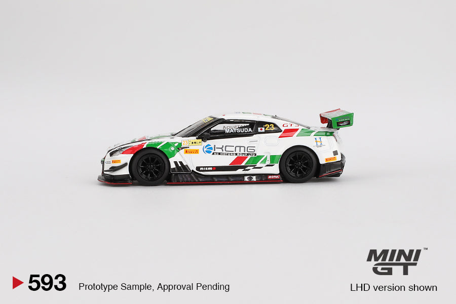 Nissan GT-R NISMO GT3 #23 KCMG 2018 FIA GT World Cup Macau - Mini GT - Scala 1/64 MGT00593