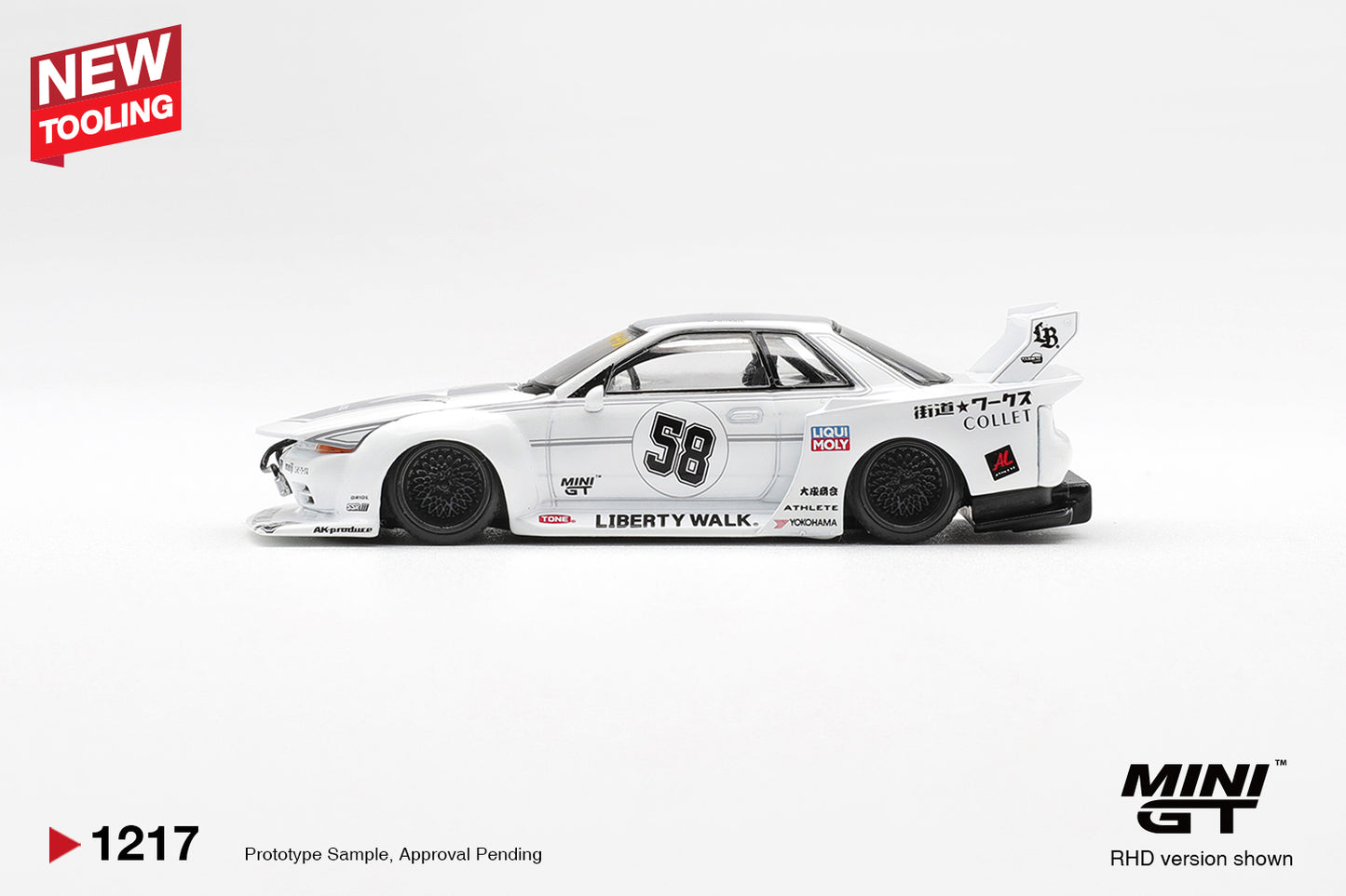 Nissan GTR (R32) LB-Kaido Works TAS 2025 - Mini GT - Scala 1/64 MGT01217-R