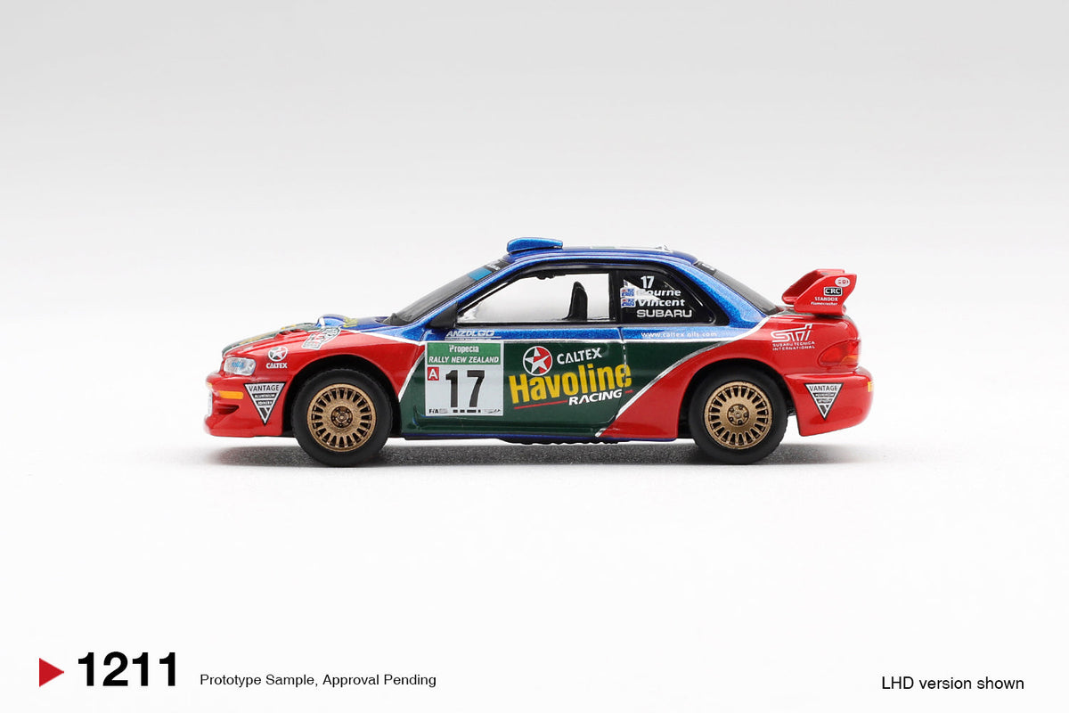 Subaru Impreza WRC98 #17 Rally New Zealand 2000 - Mini GT - Scala 1/64 MGT01211-BL Blister Packaging