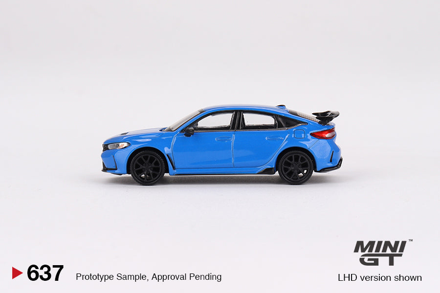 Honda Civic Type R Boost Blue Pearl 2023 - Mini GT - Scala 1/64 MGT00637