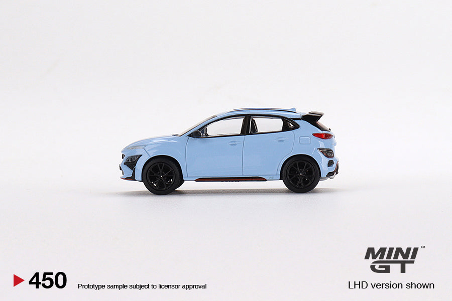 Hyundai KONA N Performance Blue MiJo Exclusives - Mini GT - Scala 1/64 MGT00450-MJ LHD