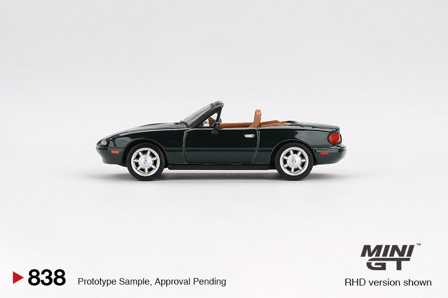 Mazda MX-5 Eunos Roadster V Special Excellent Green 1990 - Mini GT - Scala 1/64 MGT00838-R