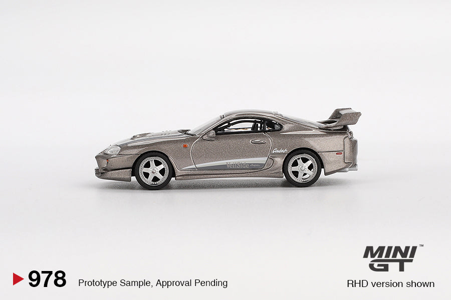 Toyota Supra MK4 (A80) Veilside Combat V-II Grey 2011 - Mini GT - Scala 1/64 MGT00978-BL Blister Packing