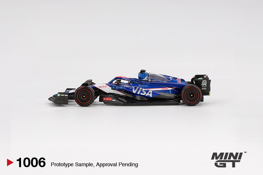 Racing Bulls RB VCARB 01 #3 Daniel Ricciardo 2024 F1 2024 Bahrain GP - Mini Gt - Scala 1/64 MGT01006-L