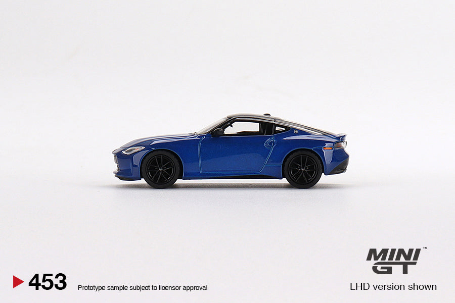 Nissan Z Performance 2023 Seiran Blue - Mini GT MiJo Exclusives - Scala 1/64 MGT00453-MJ