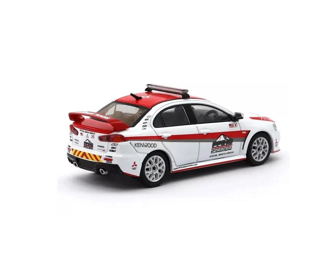Mitsubishi Lancer Evolution X Pikes Peak Safety Car - Tarmac Works - Scala 1/64 T64-004-PP