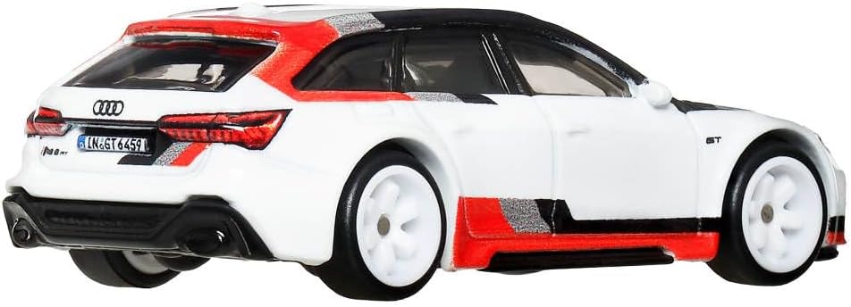 Audi RS 6 Avant White Fast Wagons Series - Series Car Culture - Hot Wheels Premium - Scala 1/64