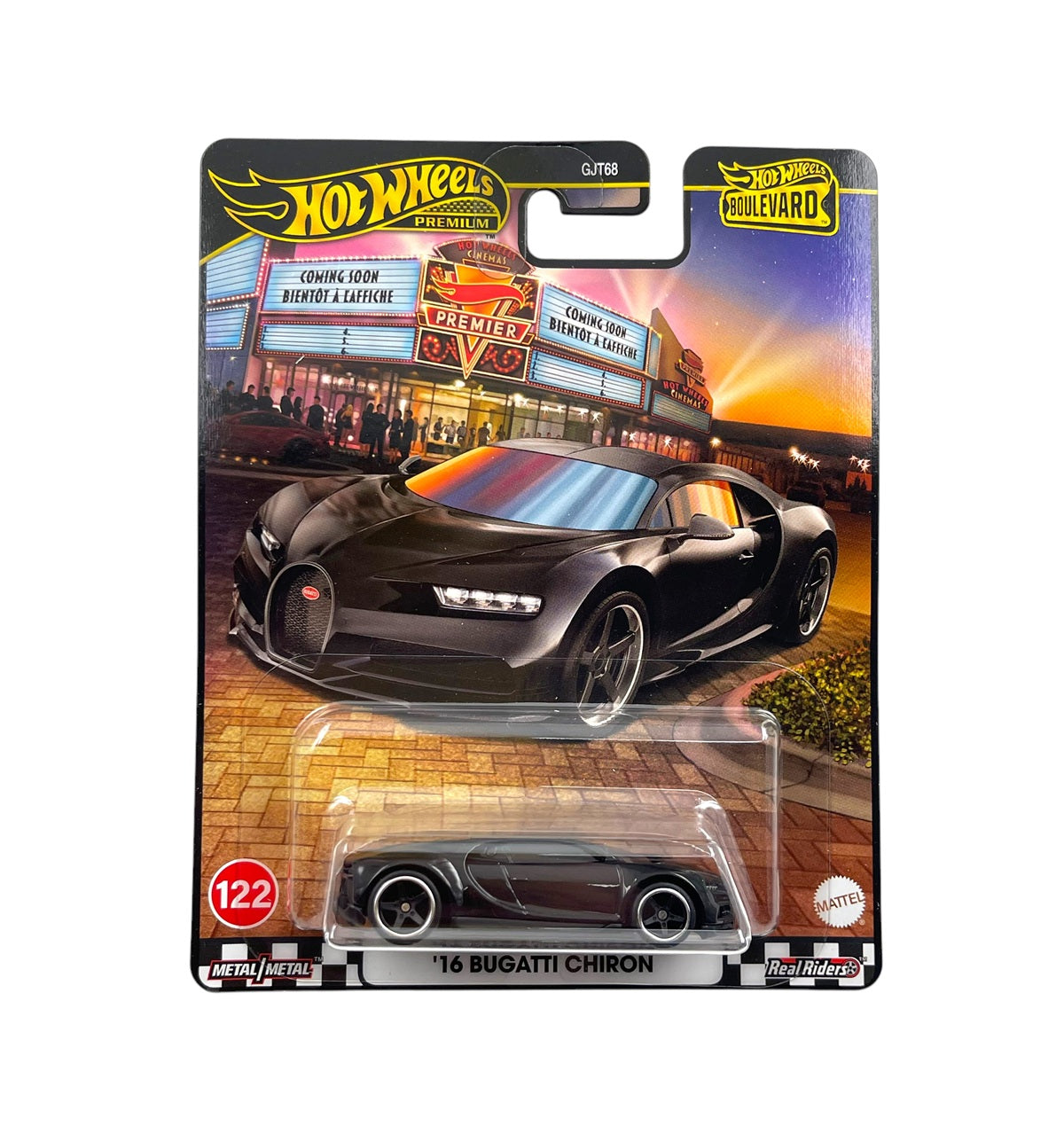 '16 Bugatti Chiron #122 Boulevard Series - Hot Wheels Premium - Scala 1/64