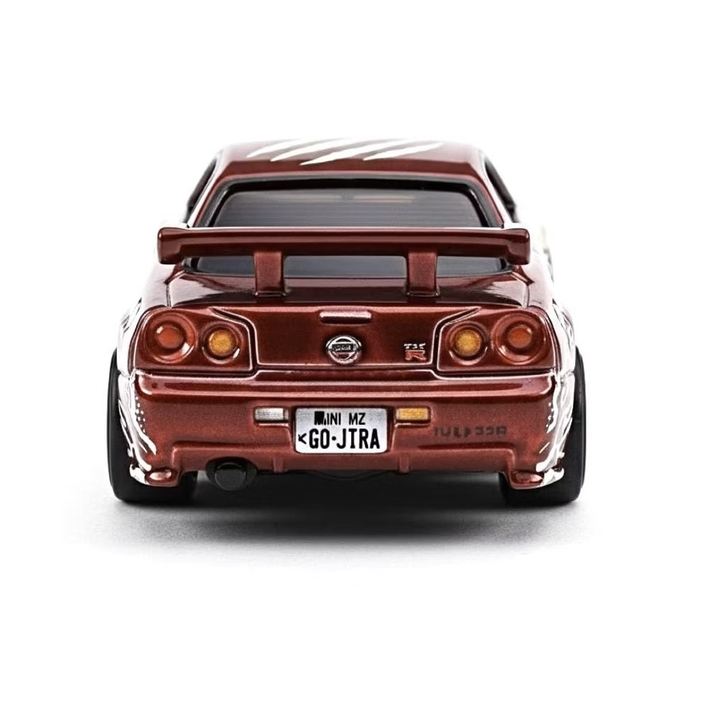 Nissan Skyline GT-R (BNR34) Godzilla - Hot Wheels Premium - Scala 1/64