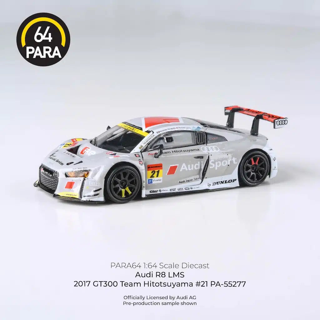 Audi R8 LMS 2017 GT300 Team Hitotsuyama #21 - Para64 - Scala 1/64
