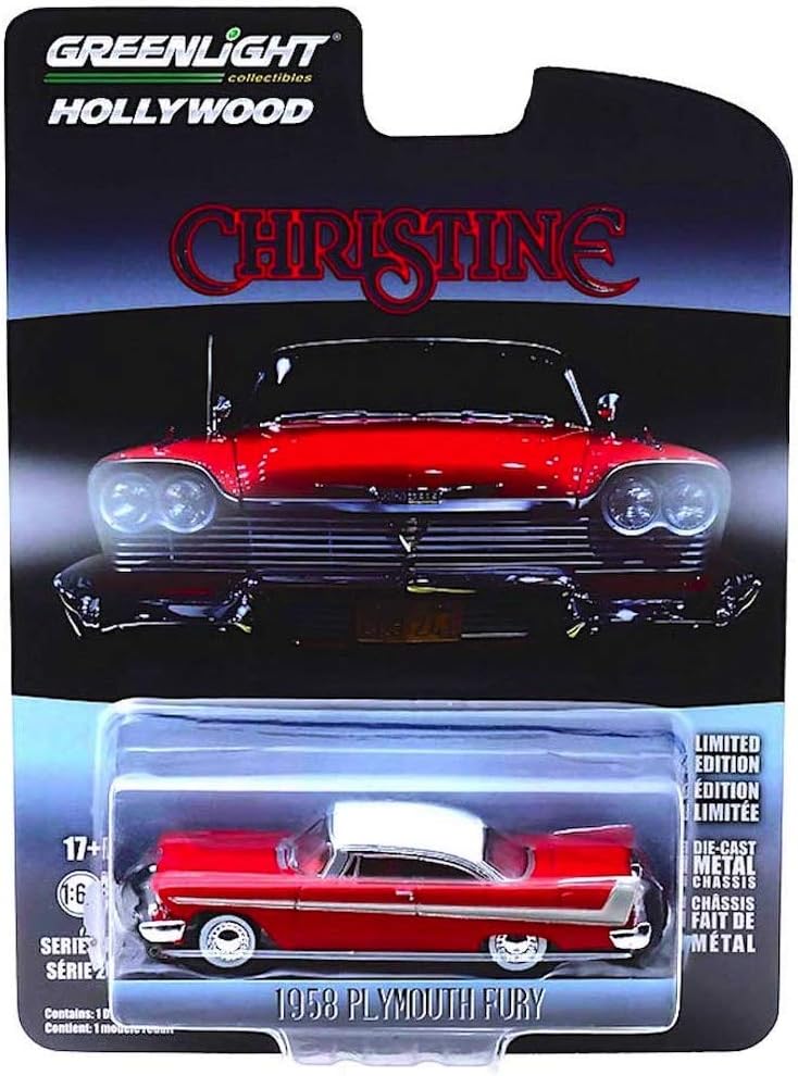 Plymouth Fury 1958 Christine - Greenlight - Scala 1/64 Hollywood Series