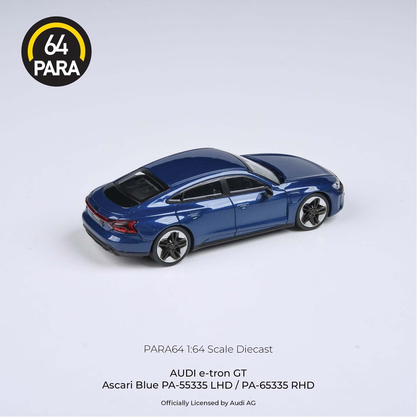 2021 Audi RS E-Tron GT Ascari Blue LHD - Para64 - Scala 1/64