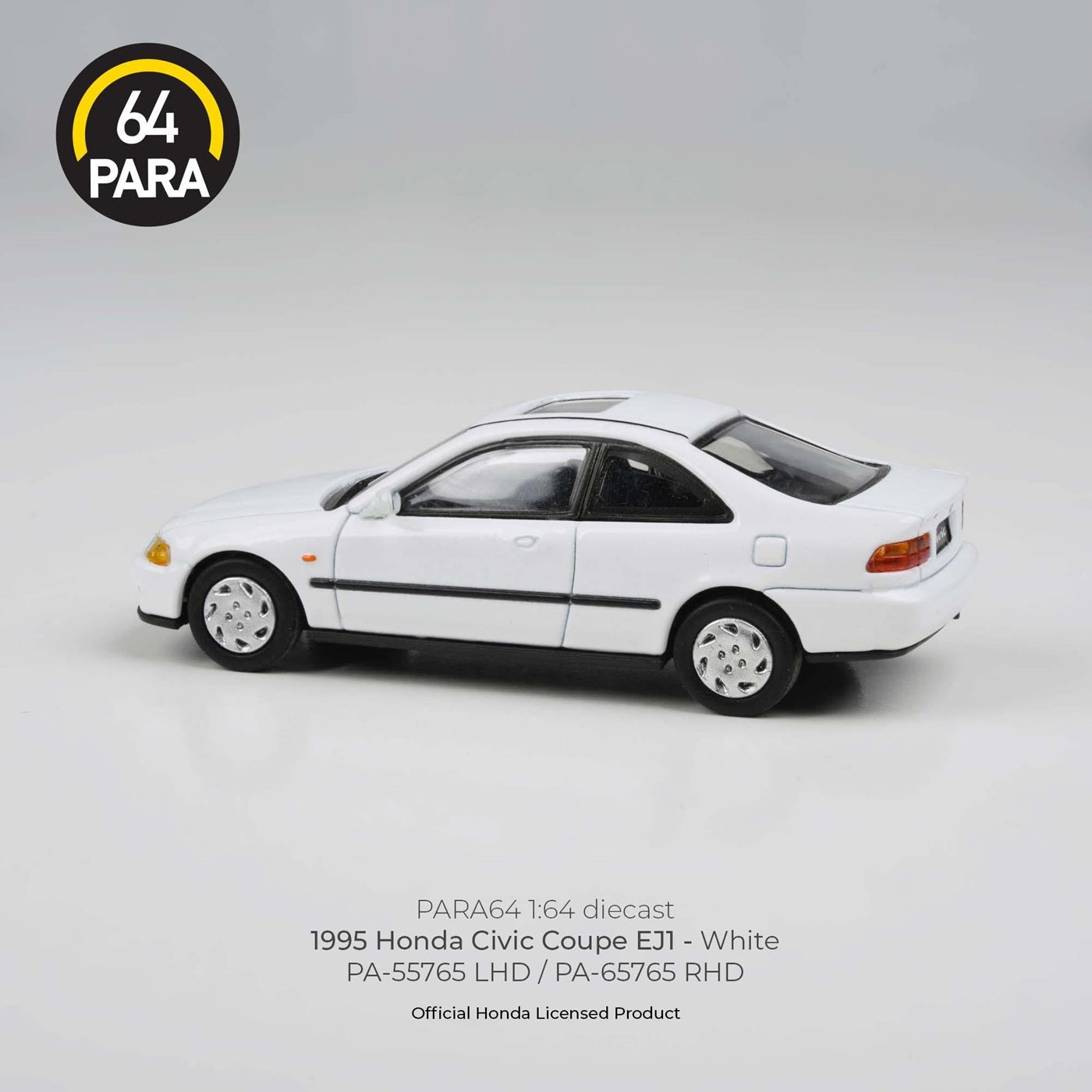 1995 Honda Civic Coupe EJ1 White LHD - Para64 - Scala 1/64
