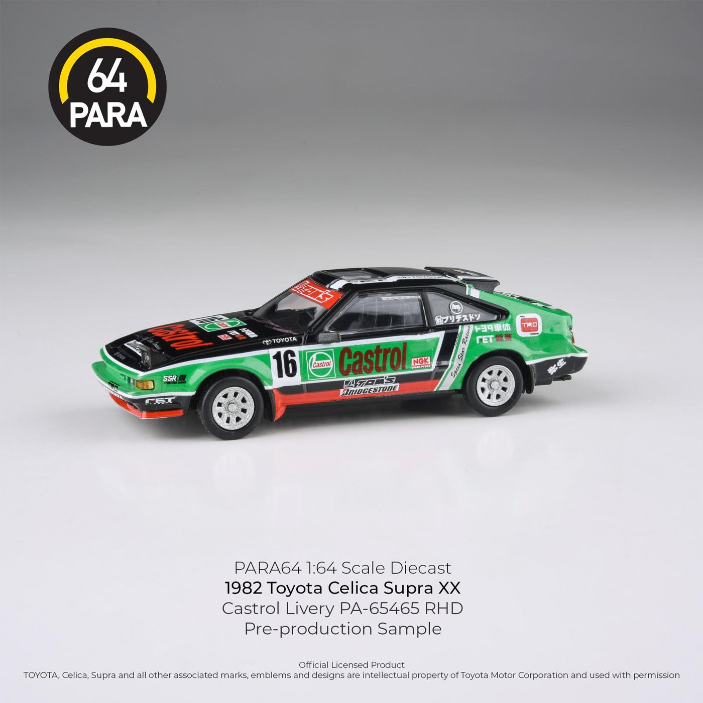 1984 Toyota Celica Supra XX Castrol Livery - Para64 - Scala 1/64