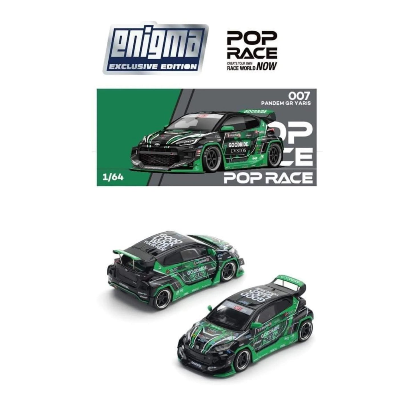 Pandem GR Yaris Goodride Motorsport Enigma Exclusive - Pop Race - Scala 1/64 PRE007