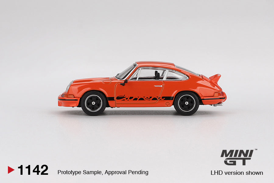 Porsche 911 Carrera RS 2.7 Tangerine 1973 - Mini GT - Scala 1-64 MGT01142-L