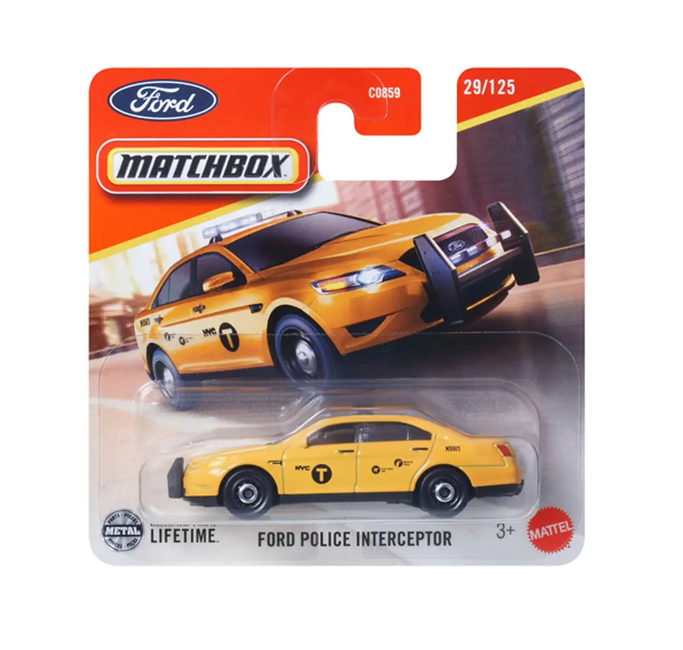 Ford Police Interceptor #29 - Matchbox - Scala 1/64 Circa