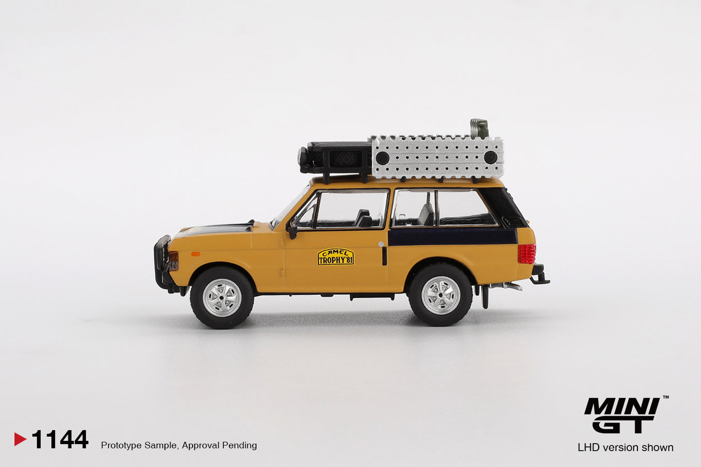 Range Rover Camel Trophy 1981 Sumatra C.Swoboda & K.Mentel Winner - Mini GT - Scala 1-64 MGT01144-L