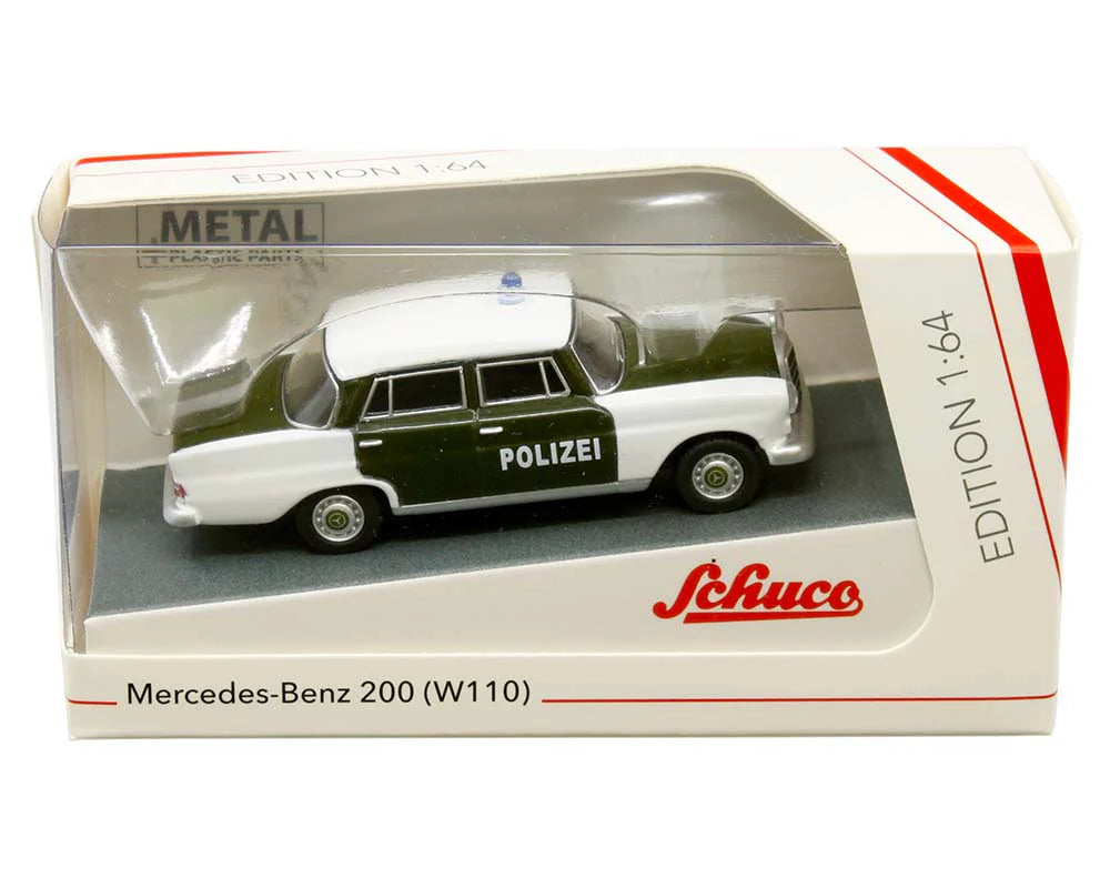 Mercedes-Benz 200 (W110) Polizei - Schuco - Scala 1/64 452027800