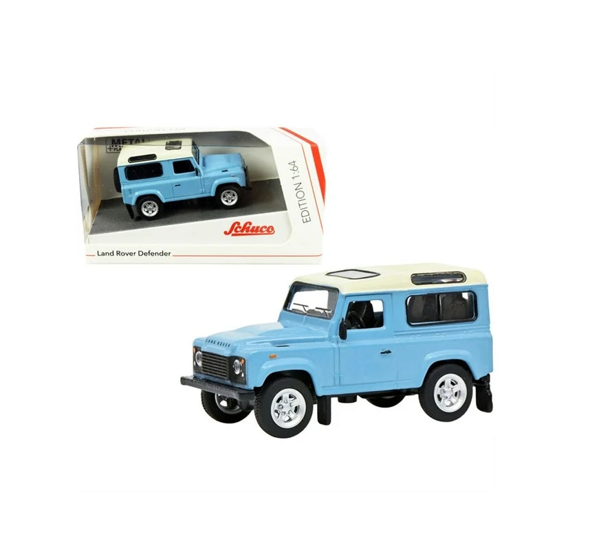 Land Rover Defender Light Blue - Schuco - Scala 1/64 452037500