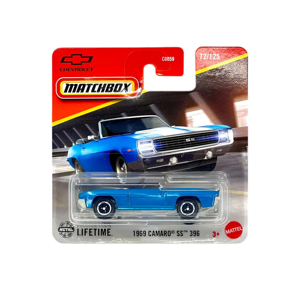 1969 Chevrolet Camaro SS 396 #72 - Matchbox - Scala 1/64 Circa JBR84