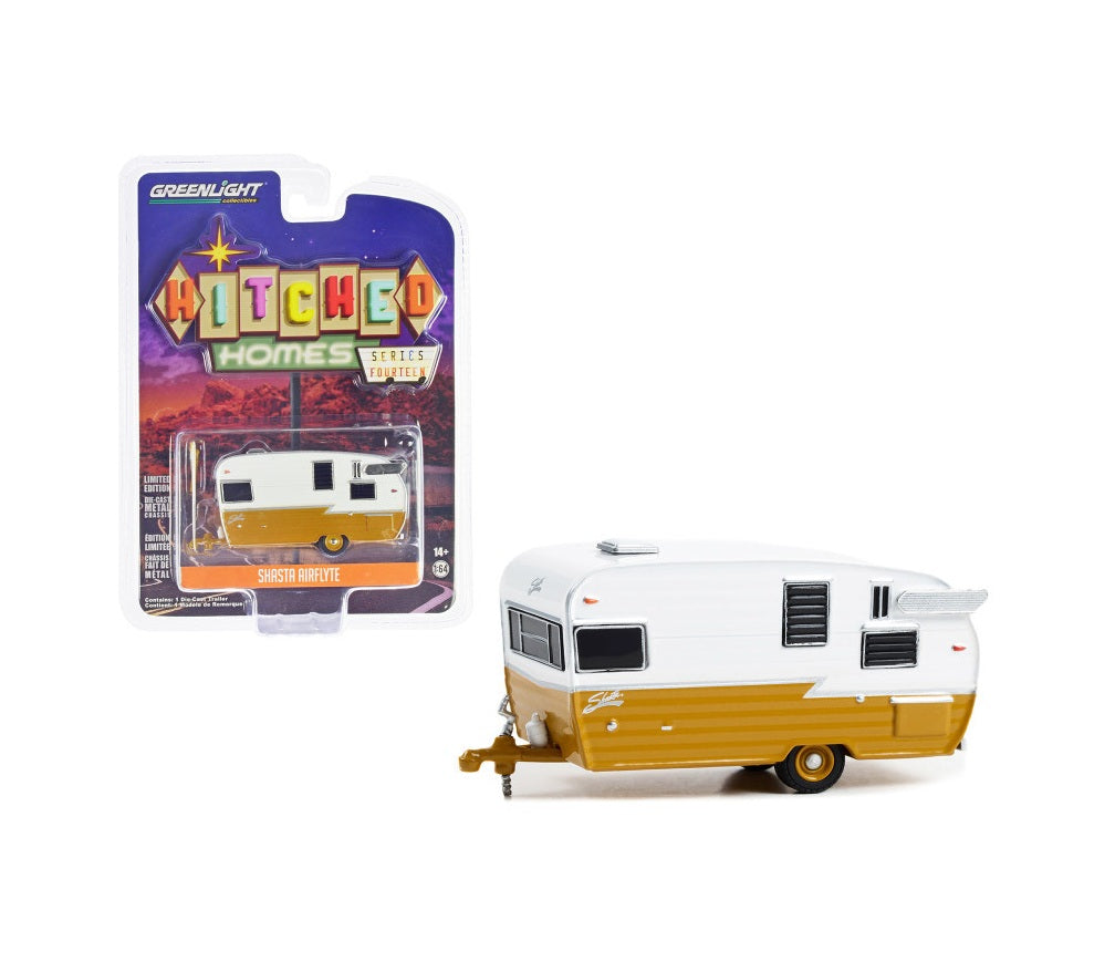 Shasta Airflyte Travel Trailer Hitched Homes Series - Greenlight - Scala 1/64