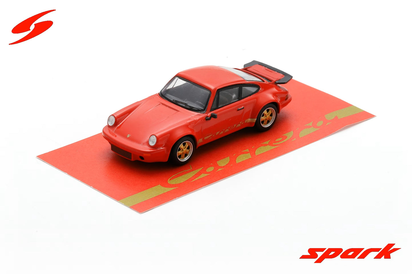 1974 Porsche 911 Carrera 3.0 RS (Red with gold stripe) - Spark Model - Scala 1/64 64SP007C