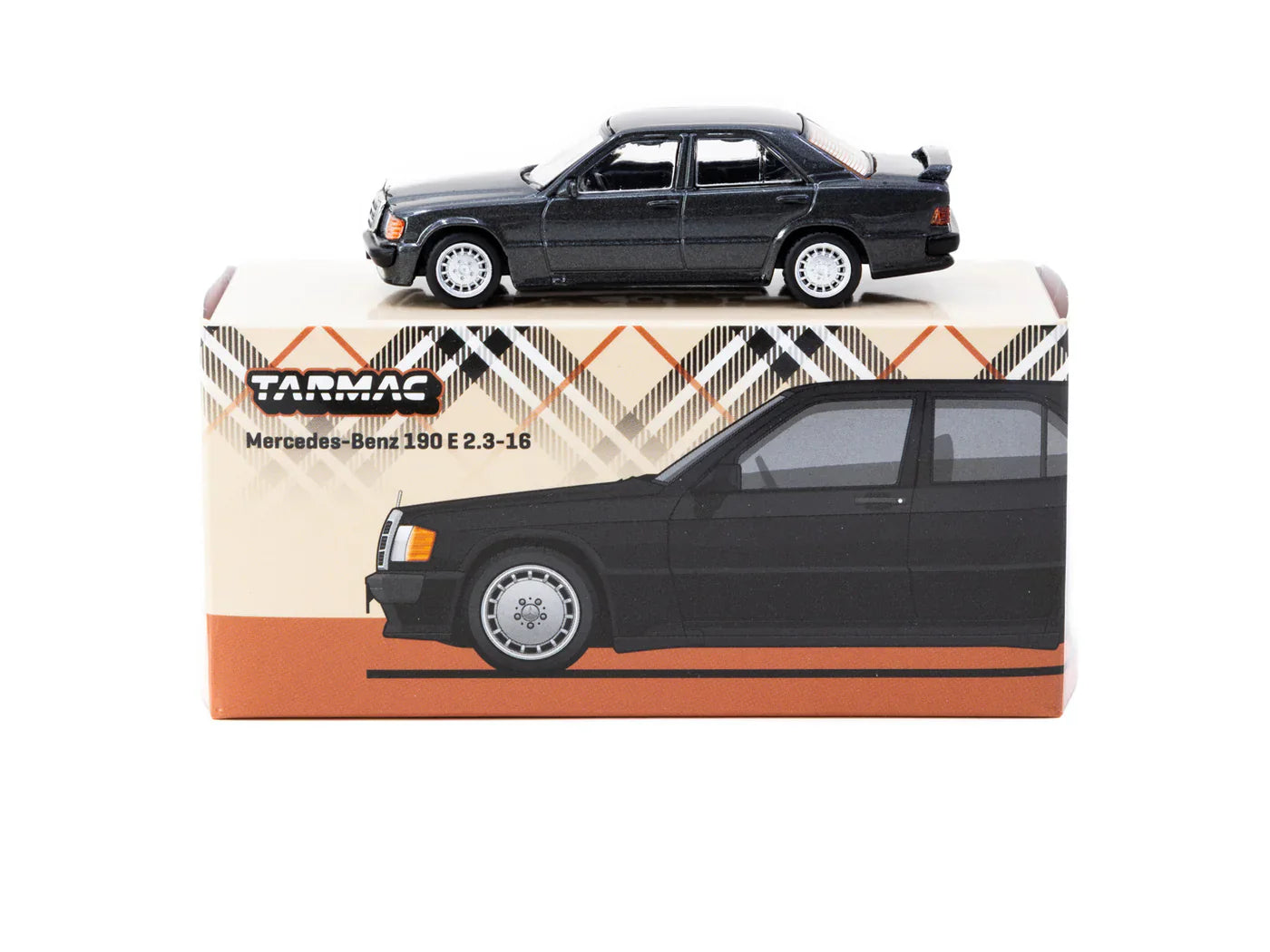 Mercedes-Benz 190 E 2.3-16 Blue-Black Metallic - GLOBAL64 - Tarmac Works - Scala 1/64 T64G-047-BK