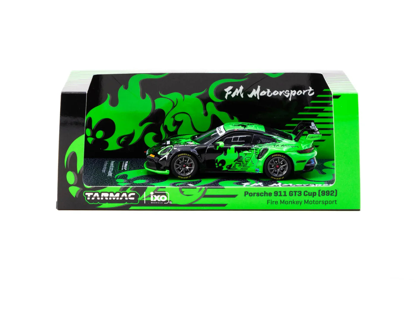 Porsche 911 GT3 Cup (992) Fire Monkey Motorsport - HOBBY64 - Tarmac Works - Scala 1/64 T64-093-FMM