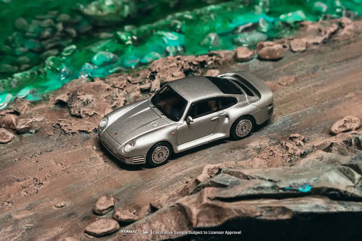 Porsche 959 Silver - GLOBAL64 - Tarmac Works - Scala 1/64 T64G-068-SL