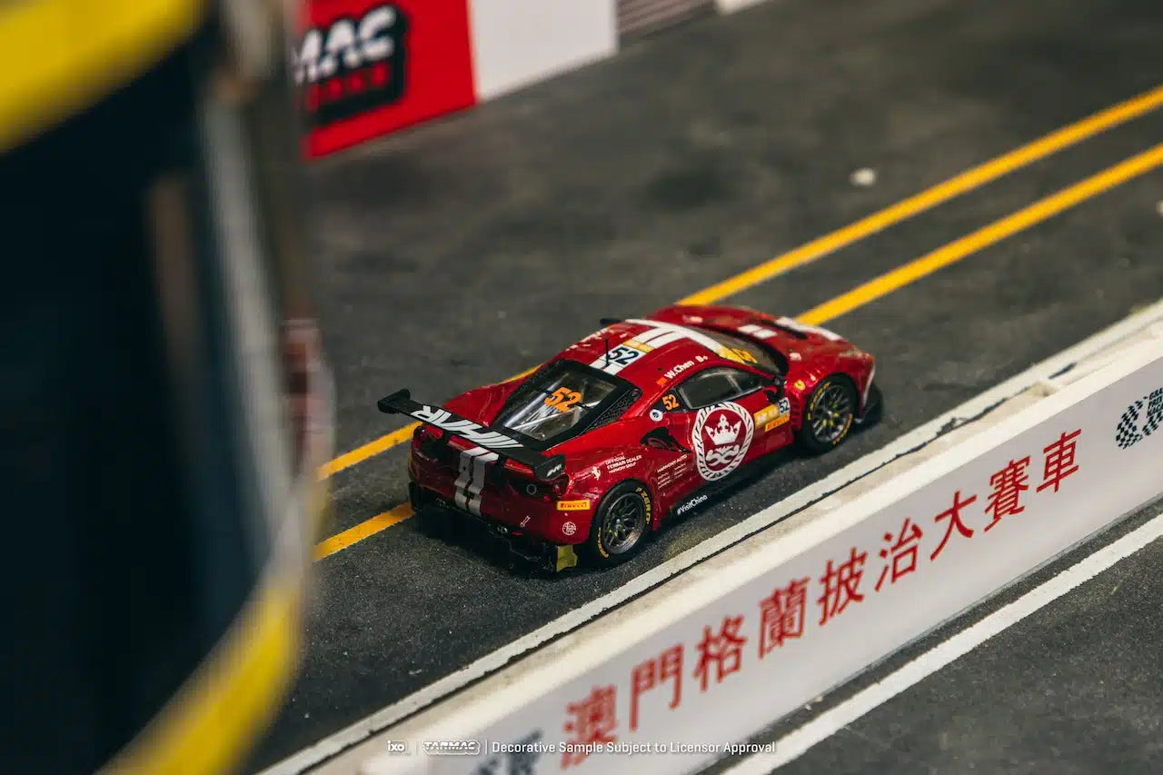 Ferrari 488 GT3 Macau GT Cup – FIA GT World Cup 2023 Harmony Racing Chen Weian - HOBBY64 - Tarmac Works - Scala 1/64 T64-072-23MGP52