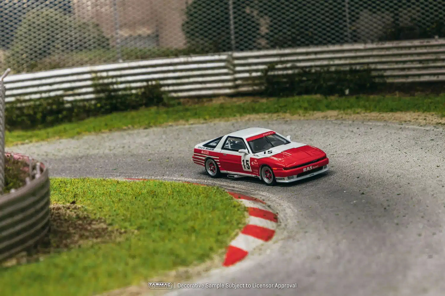 Toyota Supra Turbo (MA70) ETCC 1987 M. Micangeli / E. Calderari - Tarmac Works HOBBY64 - Scala 1/64 T64-064-87ETC15