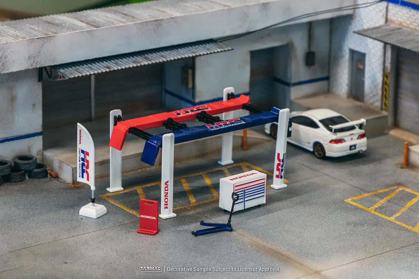 Garage tools set Honda Racing - Tarmac Works PARTS64 - Scala 1/64 T64A-TL001-HRC