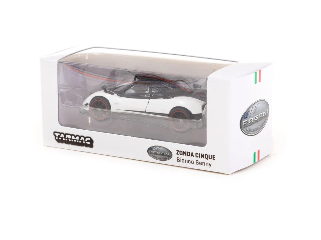 Pagani Zonda Cinque Bianco Benny - Tarmac Works - Scala 1/64 T64G-TL021-WH