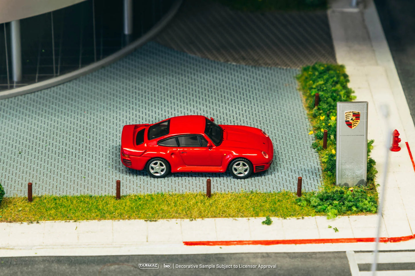 Porsche 959 Red - Tarmac Works - GLOBAL64 - Scala 1/64 T64G-068-RE