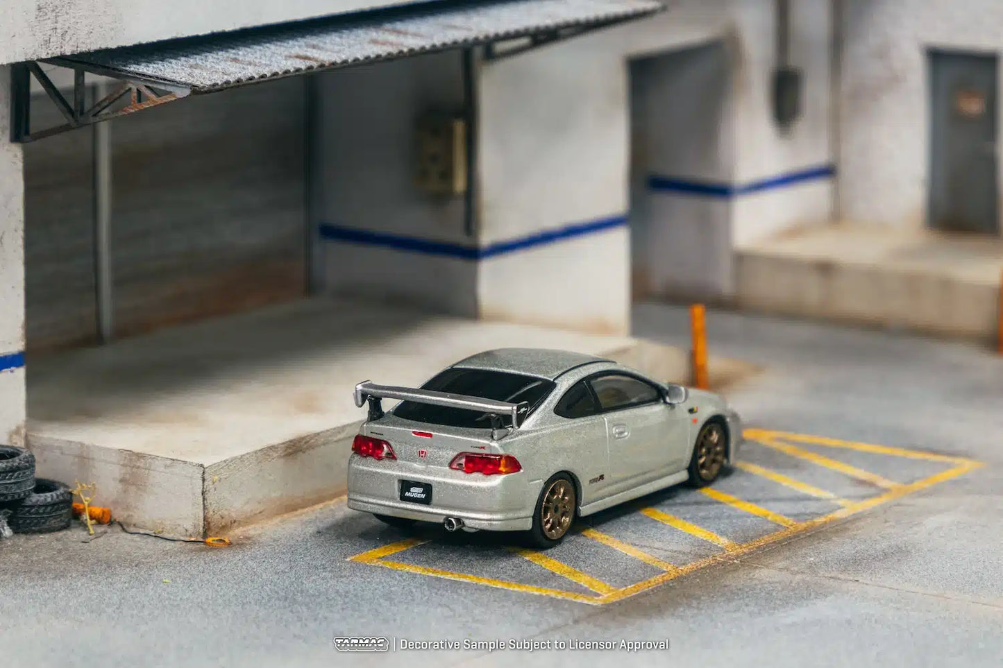Honda Integra TYPE R DC5 MUGEN Silver - Tarmac Works ROAD64 - Scala 1/64 T64R-TL022-SL
