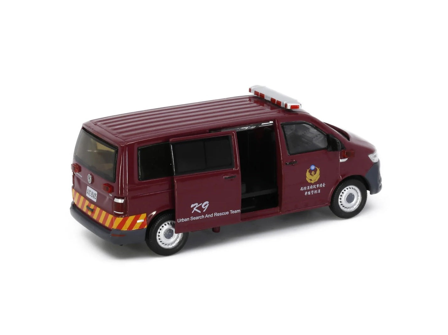Volkswagen T6 Transporter - Tapei Fire Department (ATC64559) - Tiny - Scala 1/64