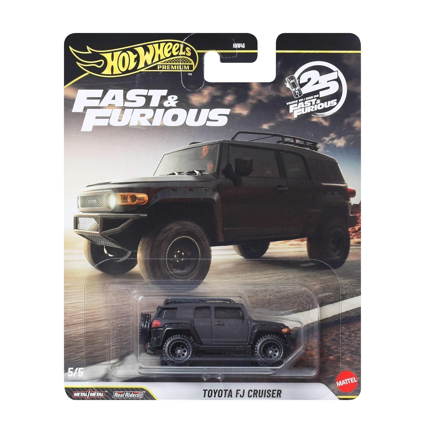 Toyota FJ Cruiser Fast & Furious 25th Anniversary - Hot Wheels Premium - Scala 1/64