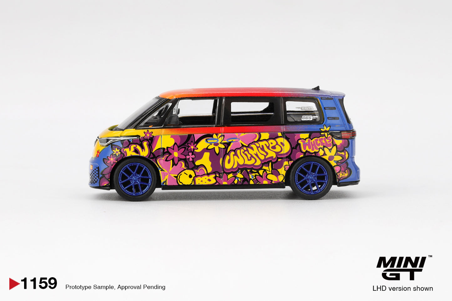Volkswagen ID.Buzz KW/BBS 2025 - Mini GT - Scala 1-64 MGT01159-L
