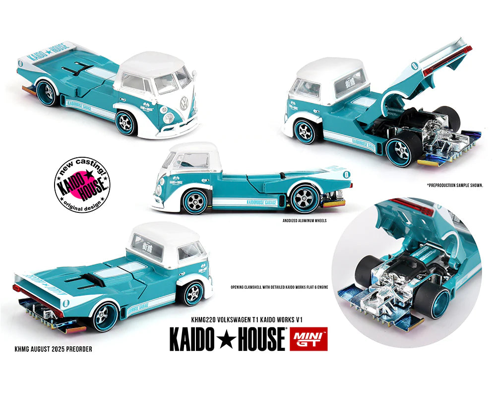 Volkswagen T1 KAIDO WORKS V1 - Mini GT Kaido House - Scala 1/64 KHMG220
