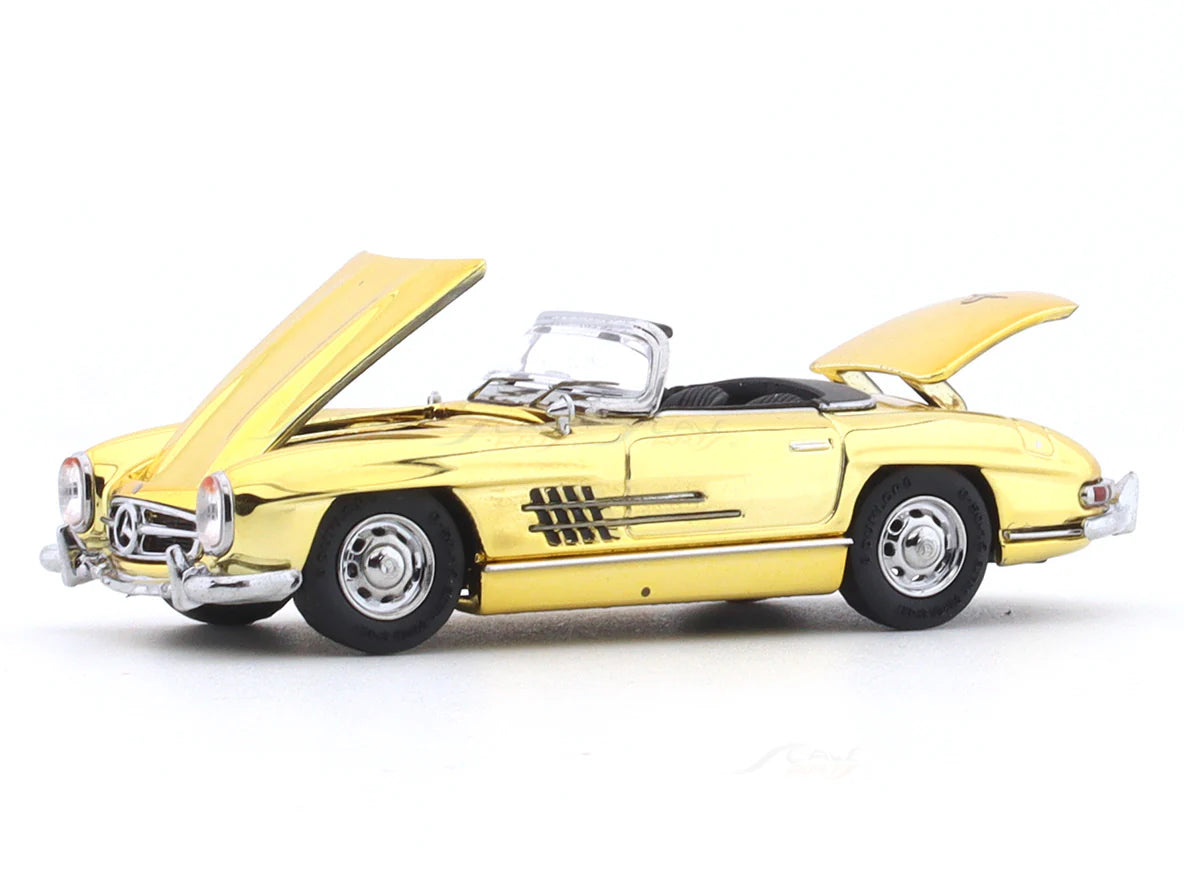 1957 Mercedes-Benz 300SL Roadster Gold - YS Models - Scala 1/64