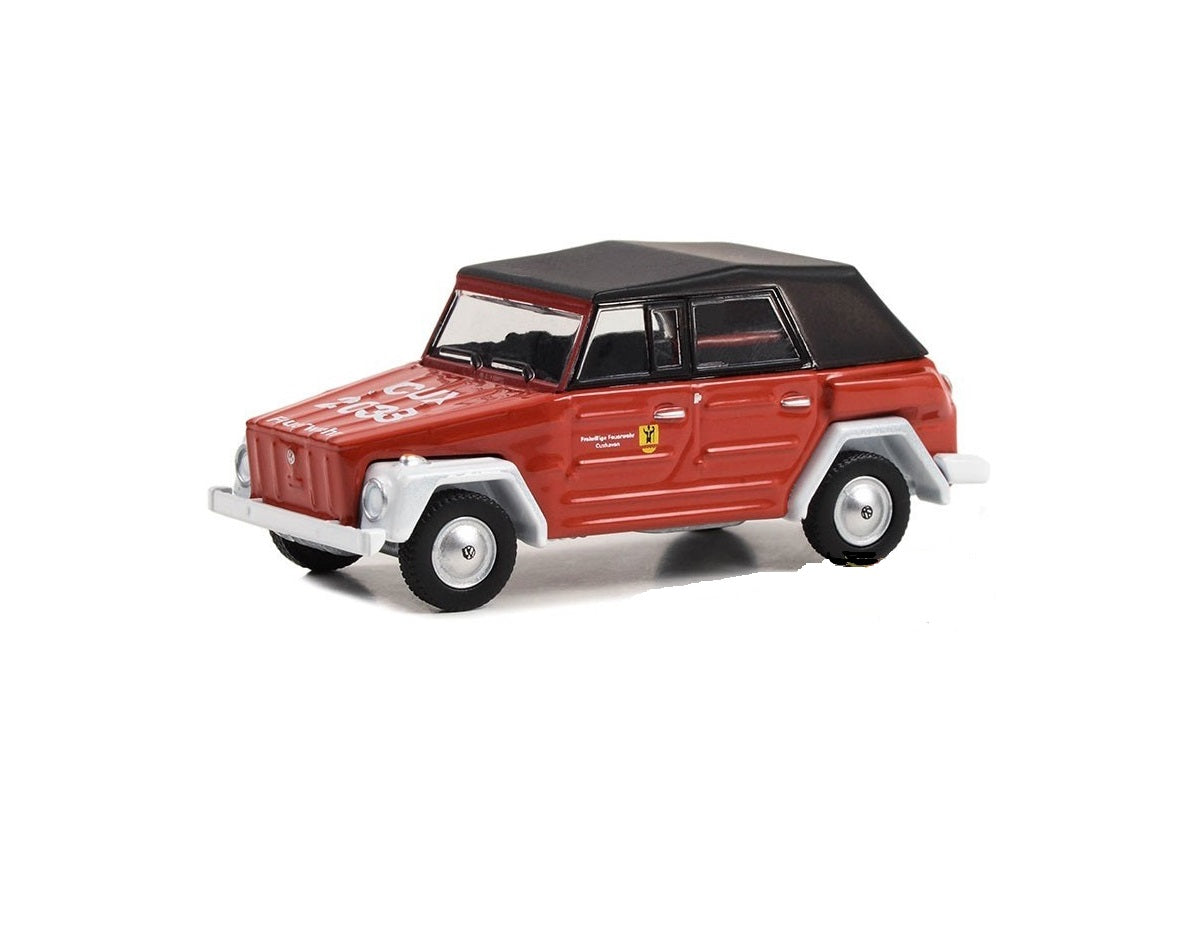 1969 Volkswagen Type 181 (The Thing) Feuerwehr Fire Brigade - Club V-Dub - Greenlight - Scala 1/64