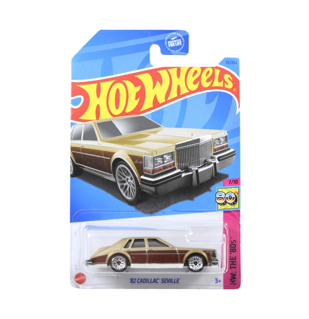 `82 Cadillac Seville Gold - Hot Wheels - HW The '80s 7/10 - Scala 1/64 Circa