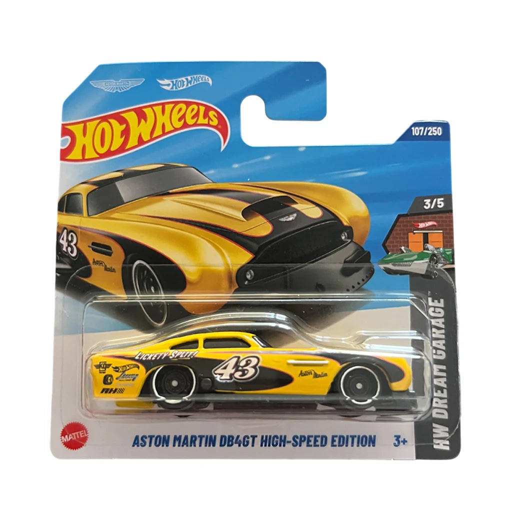 Aston Martin DB4GT High-Speed Edition Yellow - Hot Wheels - HW Dream Garage 3/5 - Scala 1/64 Circa