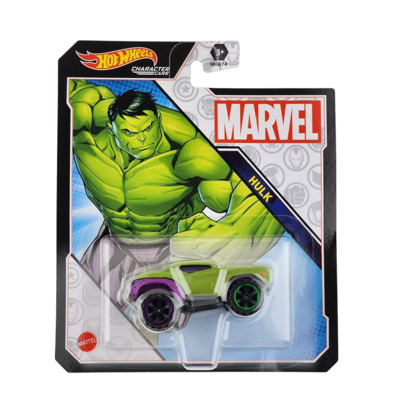 Hulk Marvel Studios - Hot Wheels - HW Character Cars - Scala 1/64 Circa
