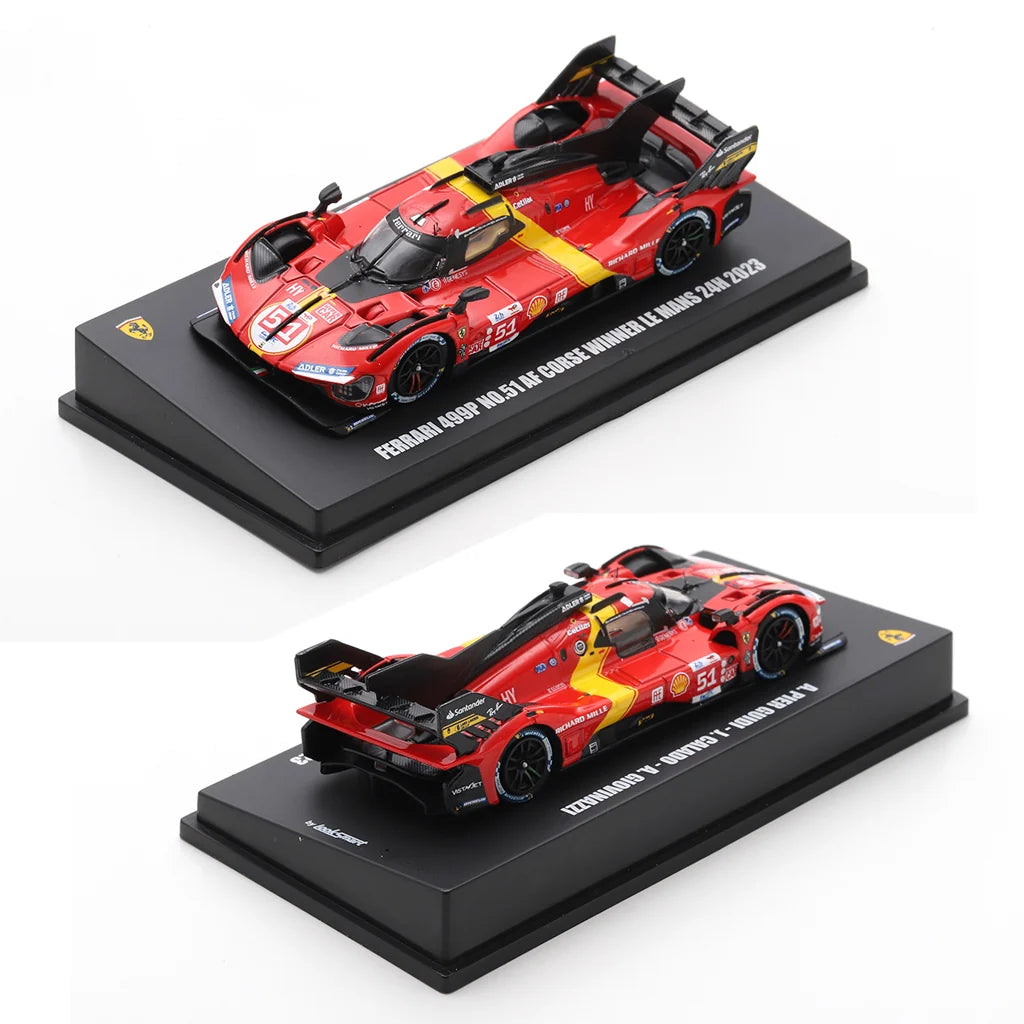 Ferrari 499P 51 AF CORSE Le Mans 24H 2023 Winner - Looksmart - Scala 1/64 LS64001LM