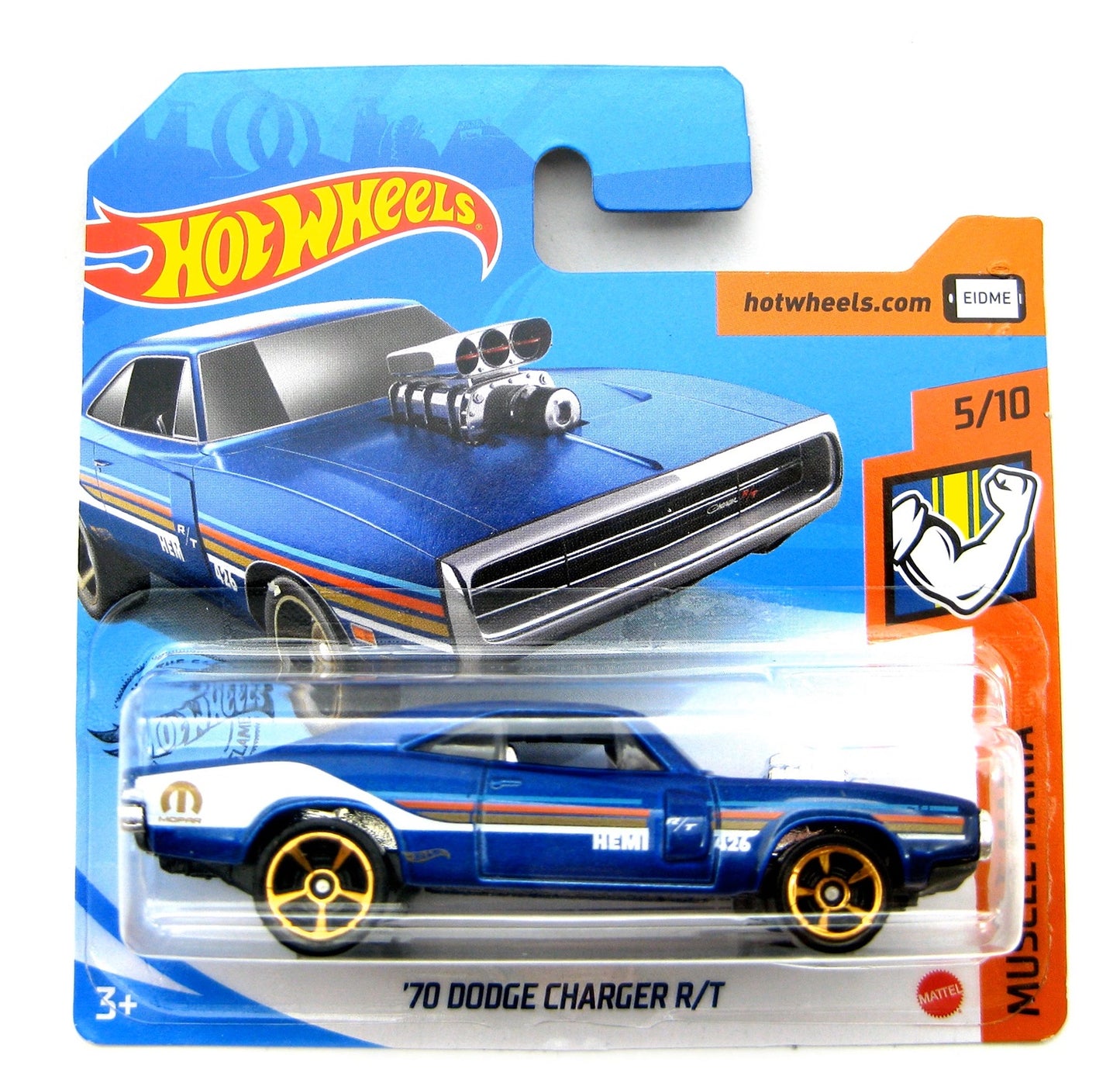 '70 Dodge Charger R/T Blue - Hot Wheels - Scala 1/64